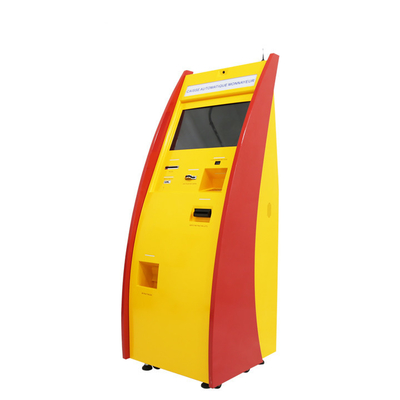 Aceptador multifuncional del efectivo del cajero automático del quiosco del servicio del uno mismo del informe A4