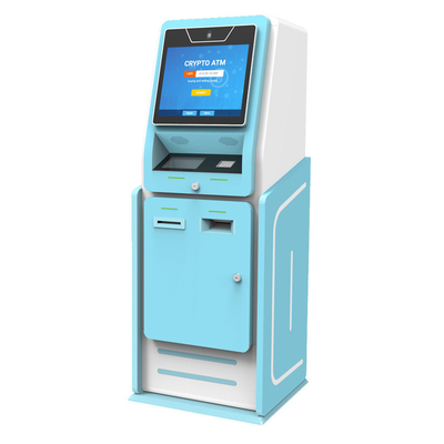 Piso que coloca la compra del cajero automático de la pantalla táctil de la máquina del cajero automático de BTC y vender con software