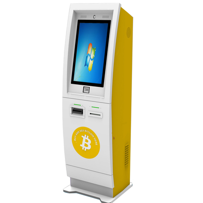 cajero automático del intercambio de Cryptocurrency de la máquina de la caja de Bitcoin del servicio del uno mismo del ODM 21.5inch del OEM