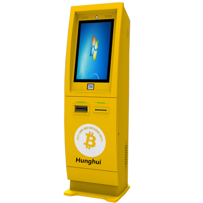 cajero automático del intercambio de Cryptocurrency de la máquina de la caja de Bitcoin del servicio del uno mismo del ODM 21.5inch del OEM