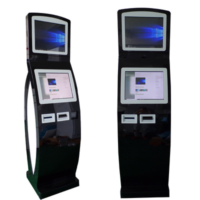 Quioscos duales del pago de Bill del quiosco del pago al contado de las máquinas del pago y envío del uno mismo de la pantalla