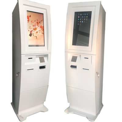 Máquina Crypto del pago del servicio del uno mismo de la atmósfera de la moneda de la manera del aeropuerto 21.5inch 2