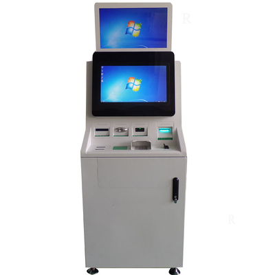 Logotipo personalizado de 17 pulgadas Máquina de pago de doble pantalla Kiosco multifuncional