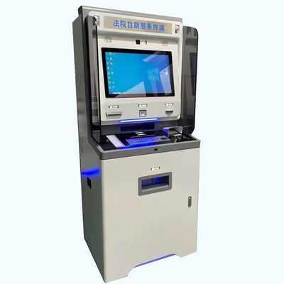 Quiosco multifuncional 17inch de la máquina del cajero automático del banco con el cajero automático