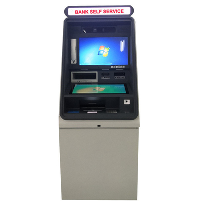 Quiosco multifuncional 17inch de la máquina del cajero automático del banco con el cajero automático