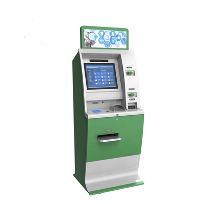 Lector de tarjetas multifuncional de Bill Payment Kiosk System With And Cash Dispenser