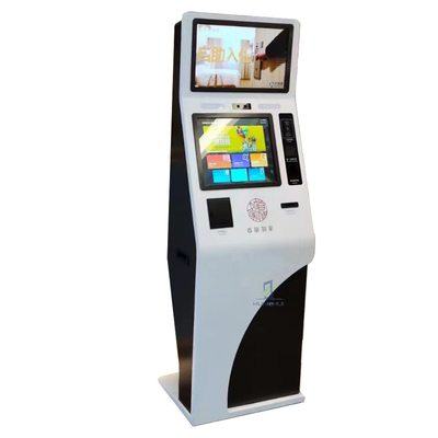 Escáner dual de Bill Payment Kiosk With QR del servicio del uno mismo de la pantalla de la FCC