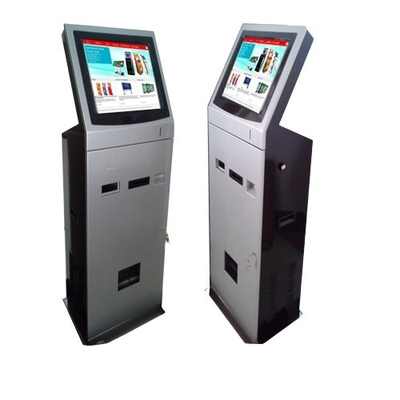 Piso del ODM del OEM que coloca la máquina automatizada del quiosco del pago con el lector de tarjetas