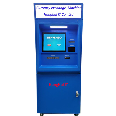 Máquina de la atmósfera del intercambio de moneda del quiosco del cambio de divisas del OS Windows10