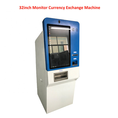 Máquina de la atmósfera del intercambio de moneda del quiosco del cambio de divisas del OS Windows10