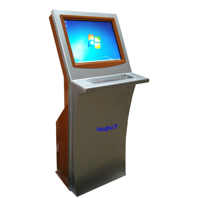 Máquina del quiosco de la biblioteca de los quioscos de la pantalla táctil del servicio del uno mismo de los teclados 15Inch del metal 64