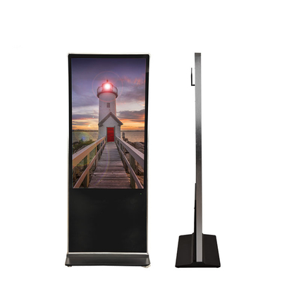 Wifi 4g LCD vertical que hace publicidad de la señalización de Digitaces de la pantalla táctil de la exhibición 4k ultra Hd