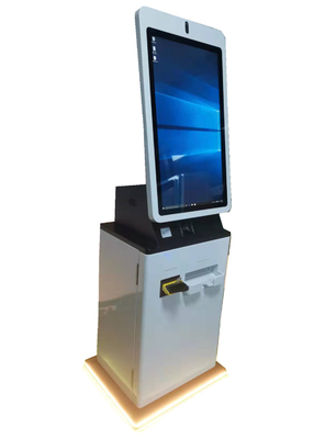 Quiosco Floorstanding del pago de la pantalla táctil del quiosco del servicio del uno mismo de Win10 LCD Smart